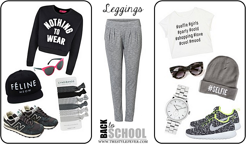 Cosa indossare a scuola, moda scuola leggings