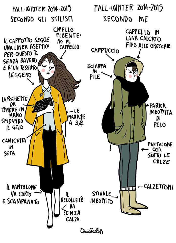 Differenze tra la moda degli stilisti e la moda quotidiana