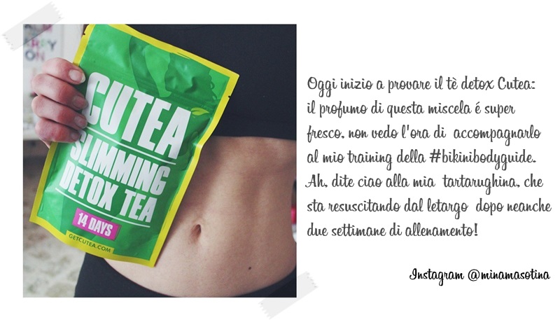 Recensione Cutea Simming Detox Tea, codice sconto Cutea detox