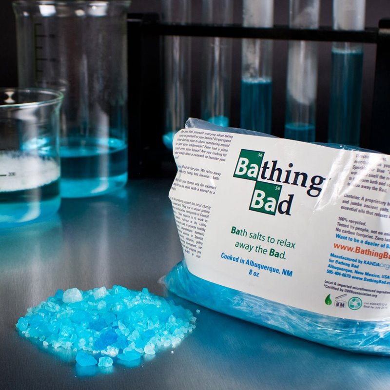 Sali da bagno Breaking Bad, idee regalo simpatiche