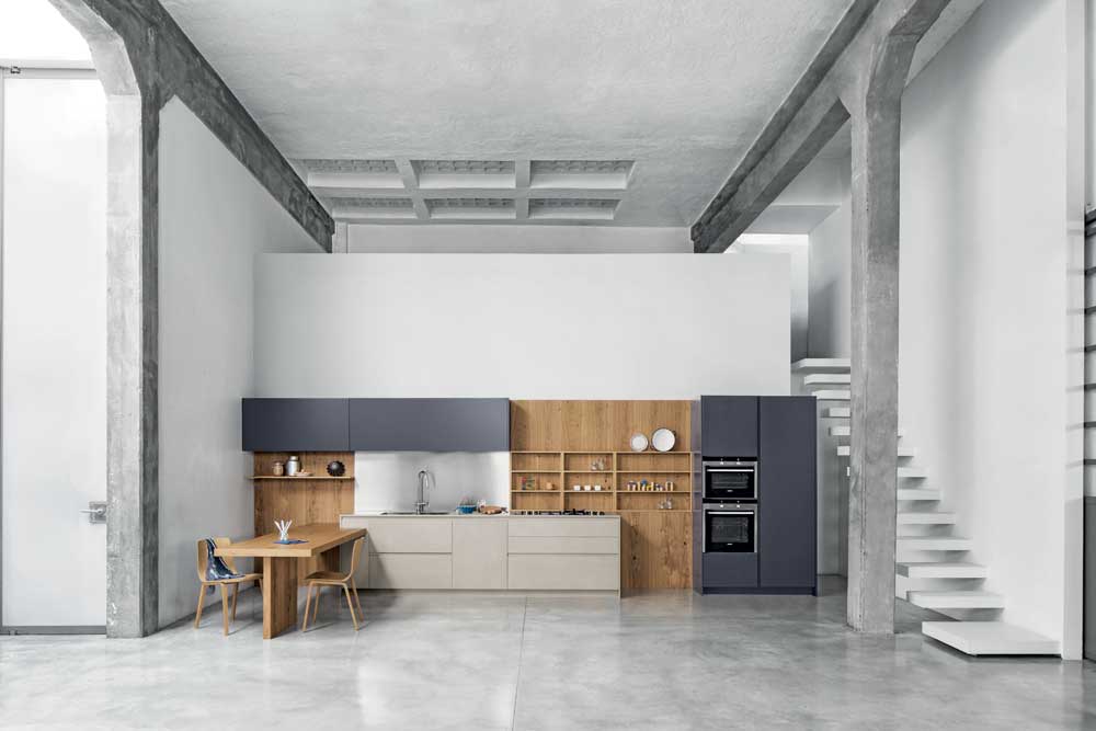 La cucina contemporanea Polaris Life Easy