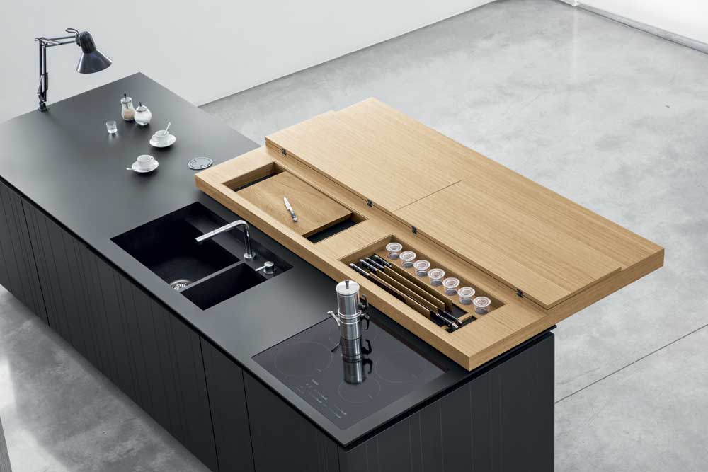 La cucina contemporanea Polaris Life Wood